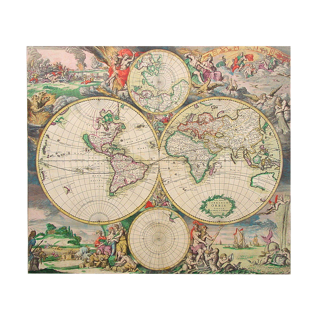 Image de cartes du monde ancien