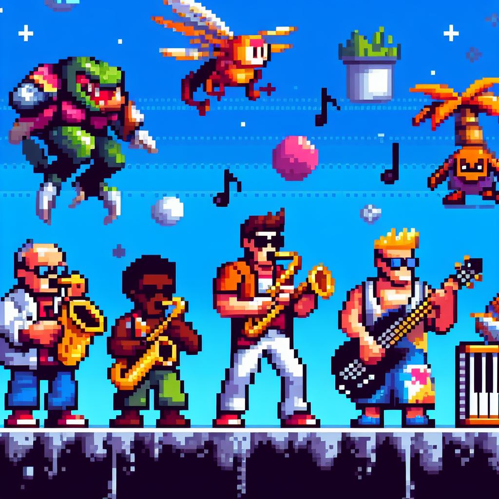 Personnages de jeux vidéo qui jouent de la musique