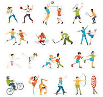 Image de personnages illustrant différents sports