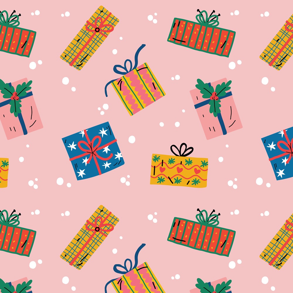 Fonds de paquets cadeaux
