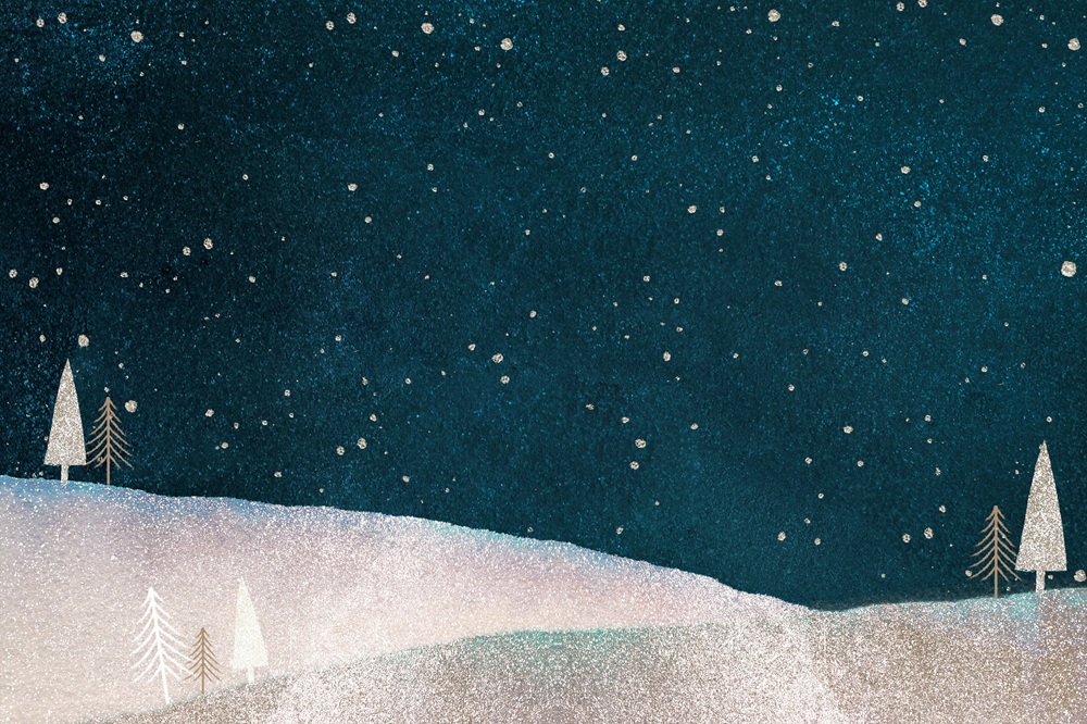Fond nuit hiver