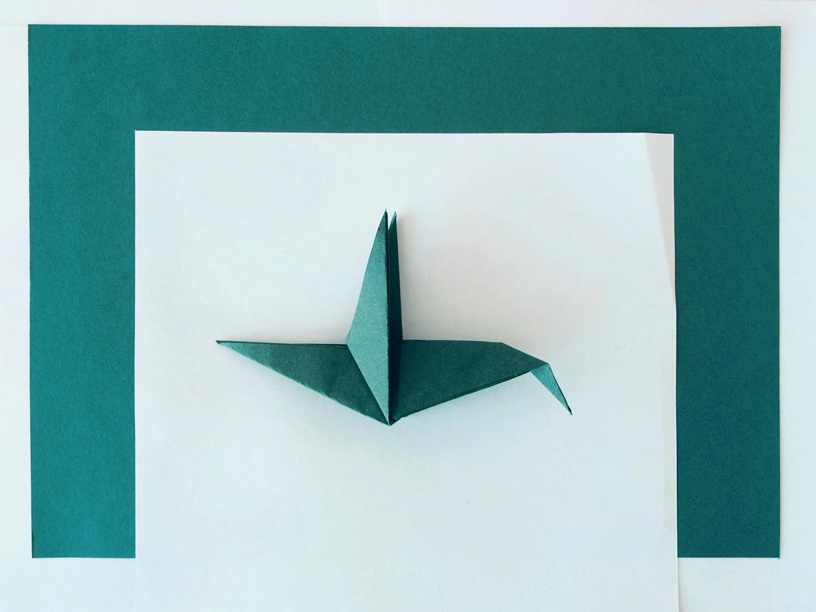 Oiseau en origami