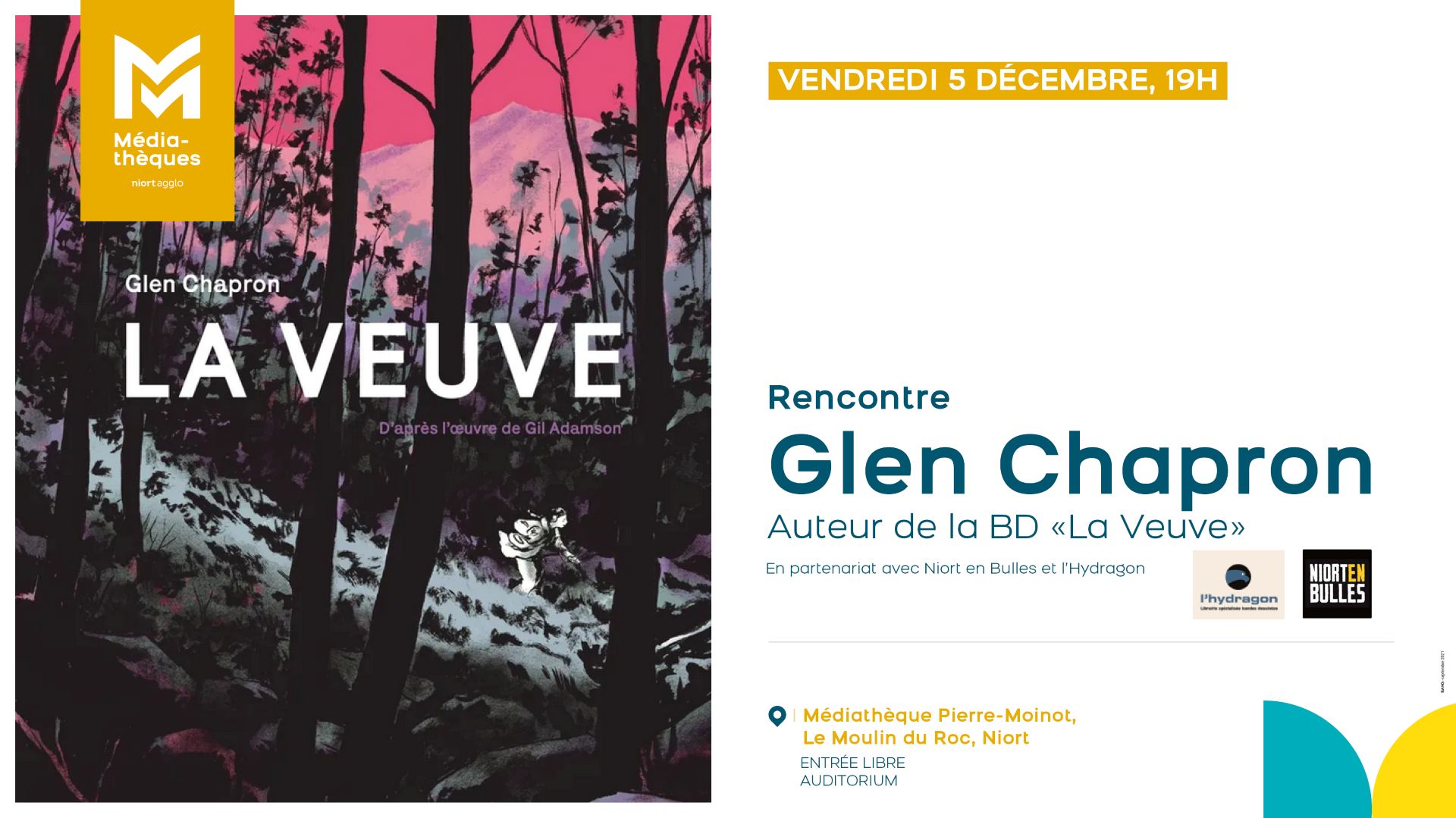 couverture BD forêt veuve qui court