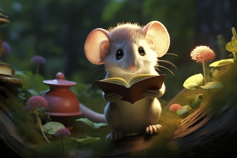 souris lectrice