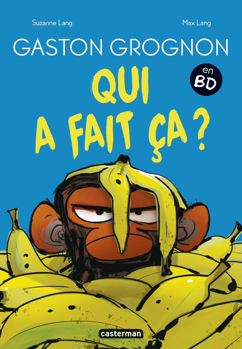 couverture livre singe bananes