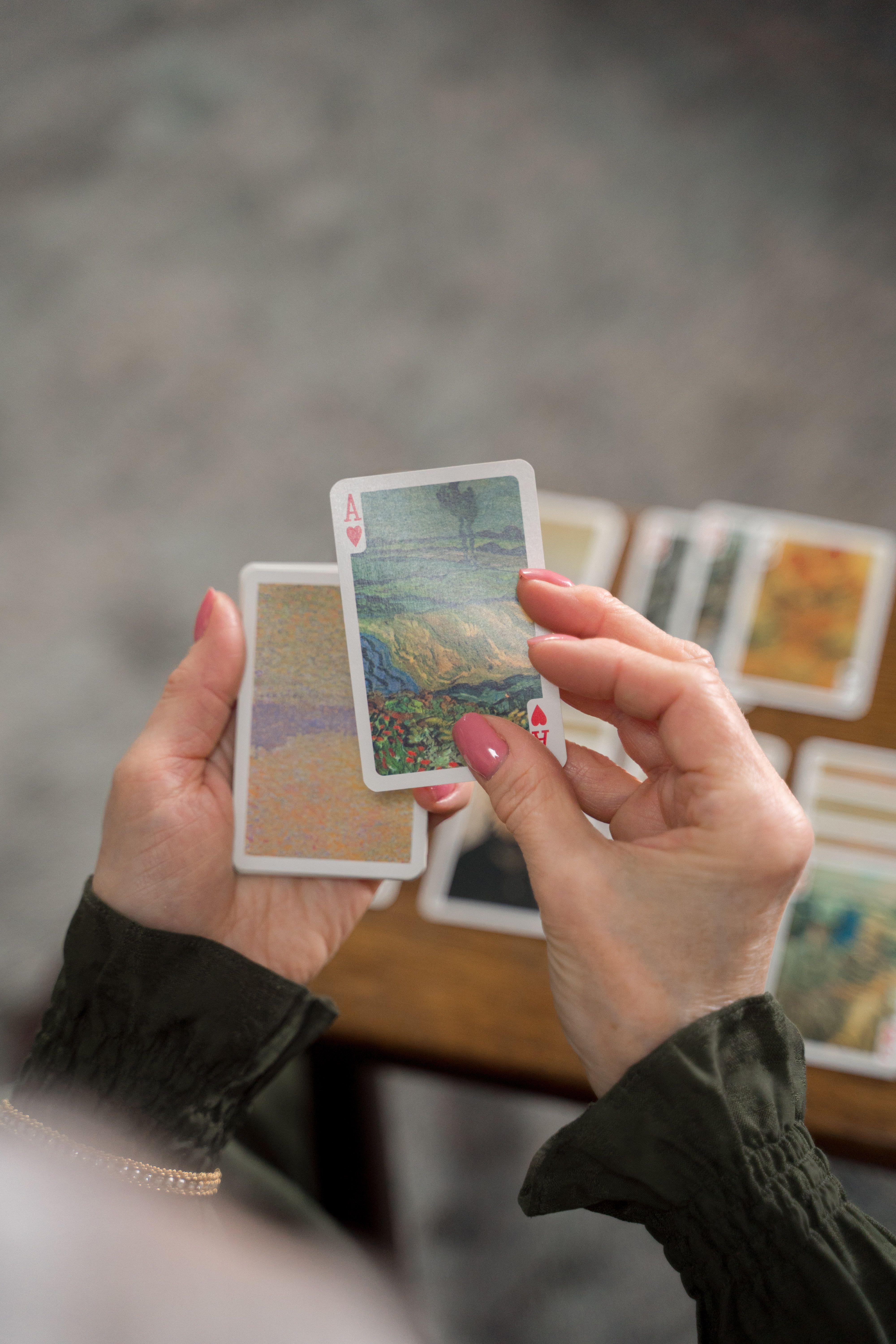 cartes à jouer décoratives